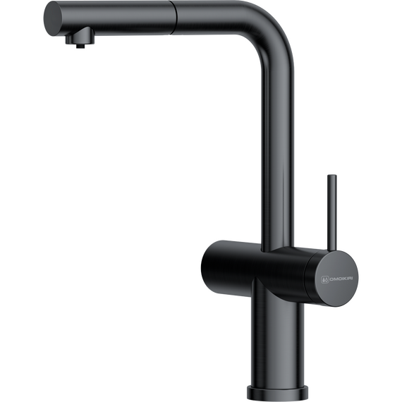 Смеситель для кухни Omoikiri Karatsu-S c 4994613, вороненая сталь - фото 