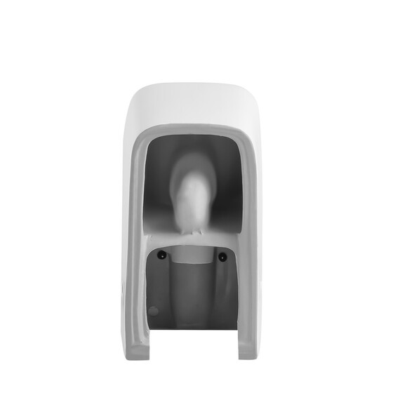 Унитаз-моноблок безободковый Grossman Classic GR-4486SQ с тонкой крышкой микролифт (система смыва Торнадо) - фото 11