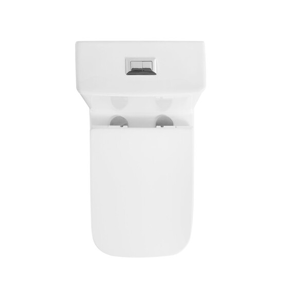 Унитаз-моноблок безободковый Grossman Classic GR-4486SQ с тонкой крышкой микролифт (система смыва Торнадо) - фото 5