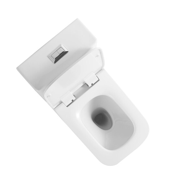 Унитаз-моноблок безободковый Grossman Classic GR-4486SQ с тонкой крышкой микролифт (система смыва Торнадо) - фото 9