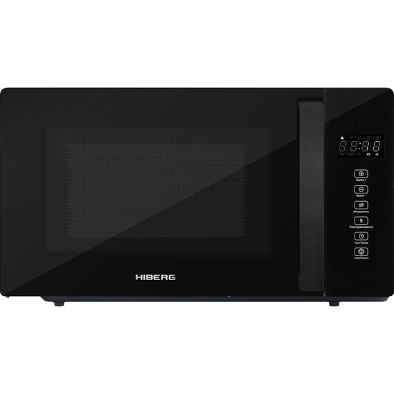 Отдельностоящая микроволновая печь Hiberg i-VM 4088 B (чёрное стекло) - фото 