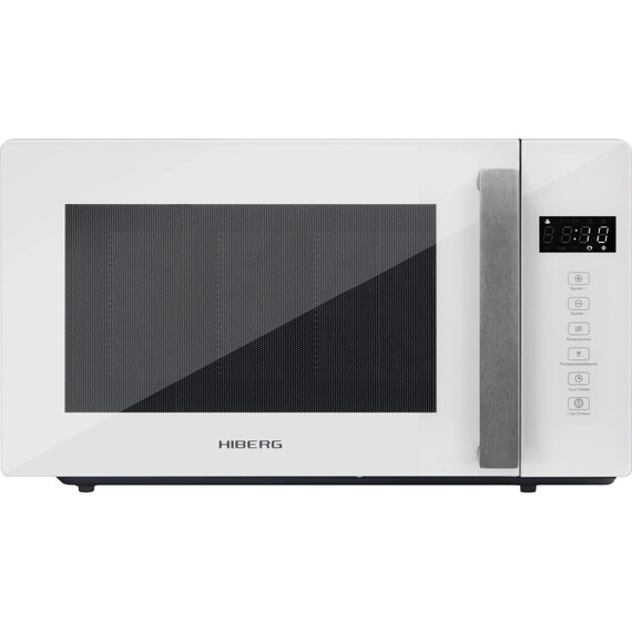 Отдельностоящая микроволновая печь Hiberg i-VM 4088 W (белое стекло) - фото 