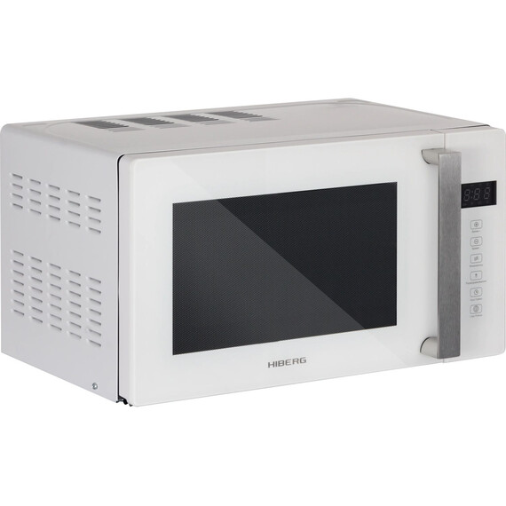 Отдельностоящая микроволновая печь Hiberg i-VM 4088 W (белое стекло) - фото 2