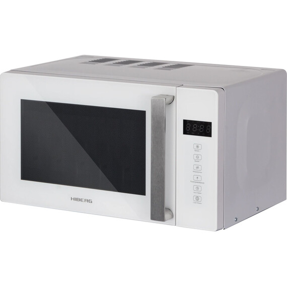 Отдельностоящая микроволновая печь Hiberg i-VM 4088 W (белое стекло) - фото 4