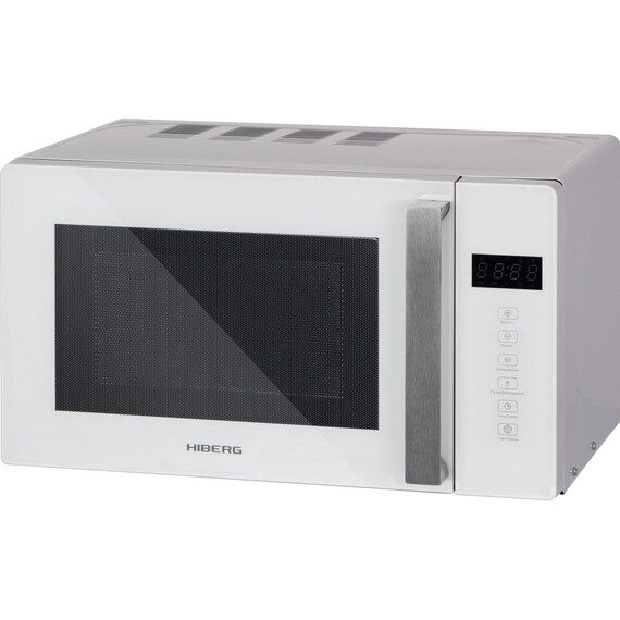 Отдельностоящая микроволновая печь Hiberg i-VM 4088 W (белое стекло) - фото 6