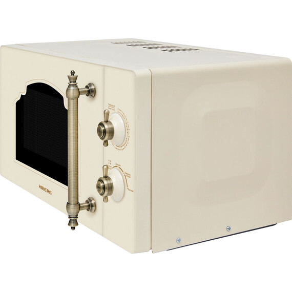 Отдельностоящая микроволновая печь Hiberg i-VM 4288 YR (бежевое стекло) - фото 3