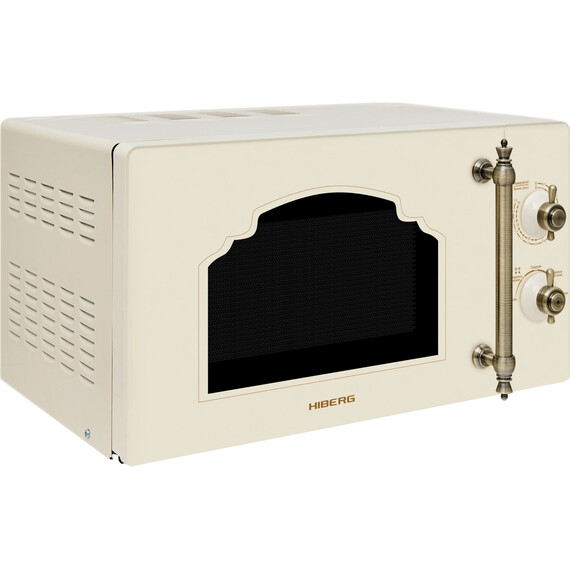 Отдельностоящая микроволновая печь Hiberg i-VM 4288 YR (бежевое стекло) - фото 7