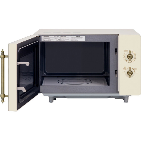 Отдельностоящая микроволновая печь Hiberg i-VM 4582 YR (бежевое стекло) - фото 5