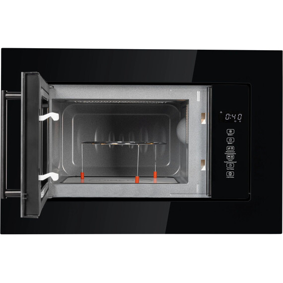 Встраиваемая микроволновая печь Hiberg i-VM 6502 B (чёрное стекло) - фото 14