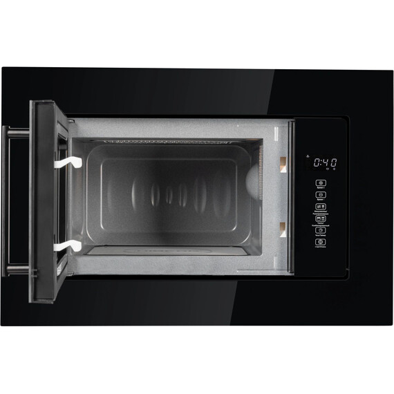 Встраиваемая микроволновая печь Hiberg i-VM 6502 B (чёрное стекло) - фото 2