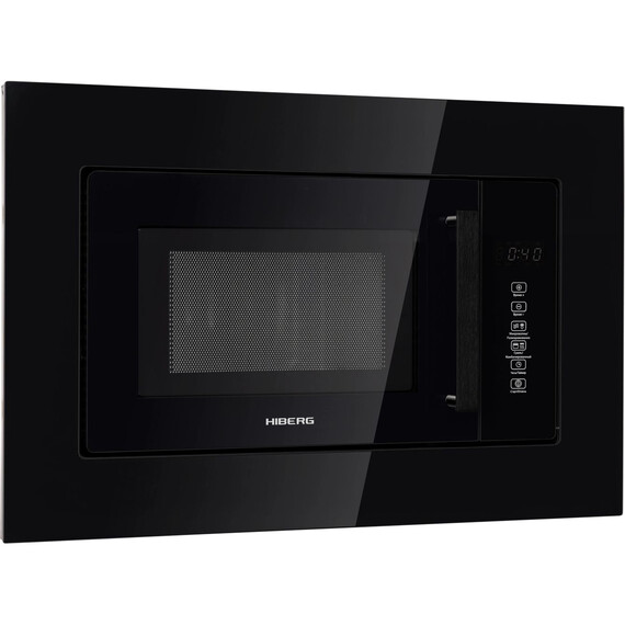 Встраиваемая микроволновая печь Hiberg i-VM 6502 B (чёрное стекло) - фото 6