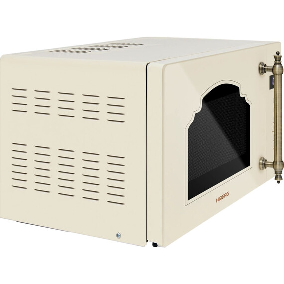 Отдельностоящая микроволновая печь Hiberg i-VM 4088 YR (бежевое стекло) - фото 4