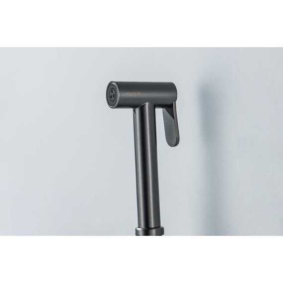 Набор для гигиенического душа Aquatek Европа AQ1021BGM (со скрытой частью) оружейная сталь - фото 8