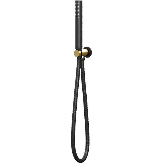 Душевой гарнитур Allen Brau Priority 5.31019-GB31, золото/чёрный - фото 