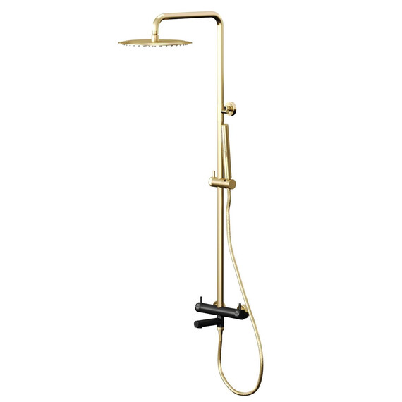 Душевая стойка Allen Brau Priority 5.31A10-GB31, золото/чёрный - фото 