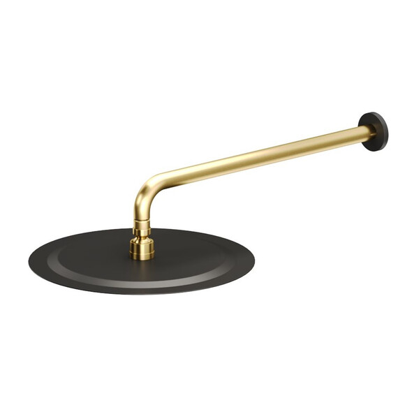 Верхний душ Allen Brau Priority 300 мм 5.31A17-31GB, чёрный/золото - фото 2