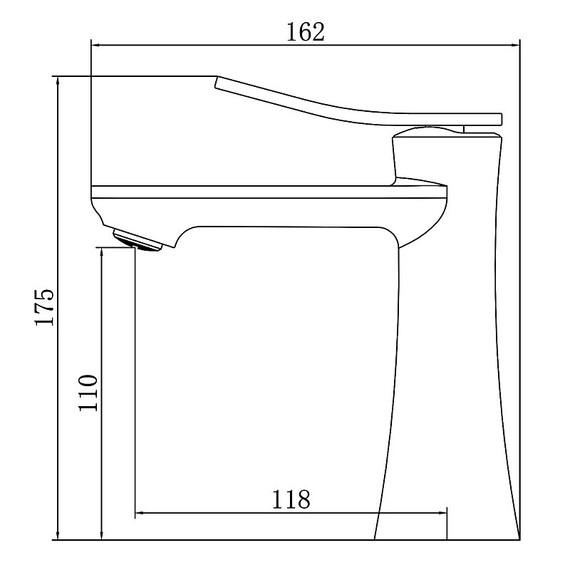 Смеситель для раковины Azario Escaro AZ-K1074MG, золото матовое - фото 2