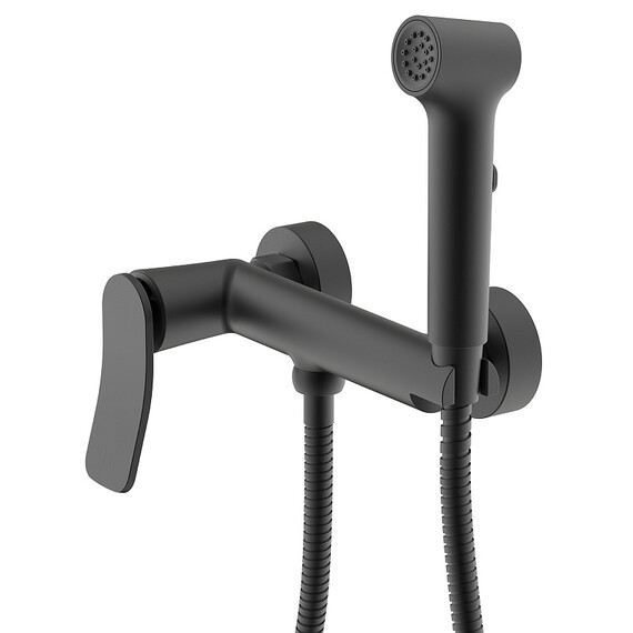 Набор для гигиенического душа Azario Escaro AZ-K2574B, чёрный матовый - фото 