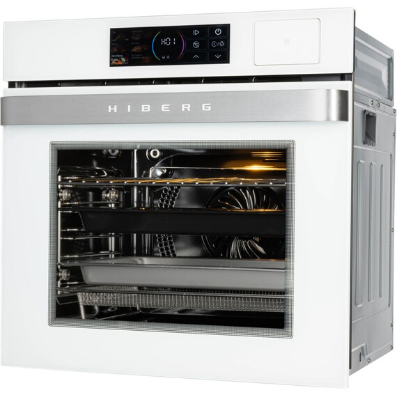 Электрический духовой шкаф Hiberg S-VM 6415 W SMART - фото 4