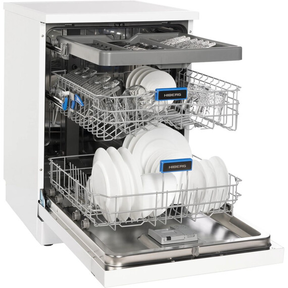 Отдельностоящая посудомоечная машина Hiberg i-Q 6815 LW - фото 25