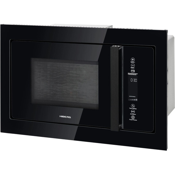 Встраиваемая микроволновая печь Hiberg i-VM 8505 B (чёрное стекло) - фото 3