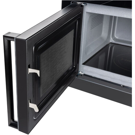 Встраиваемая микроволновая печь Hiberg i-VM 8505 B (чёрное стекло) - фото 4