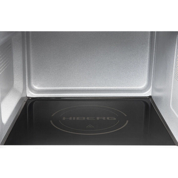 Встраиваемая микроволновая печь Hiberg i-VM 8505 W (белое стекло) - фото 6