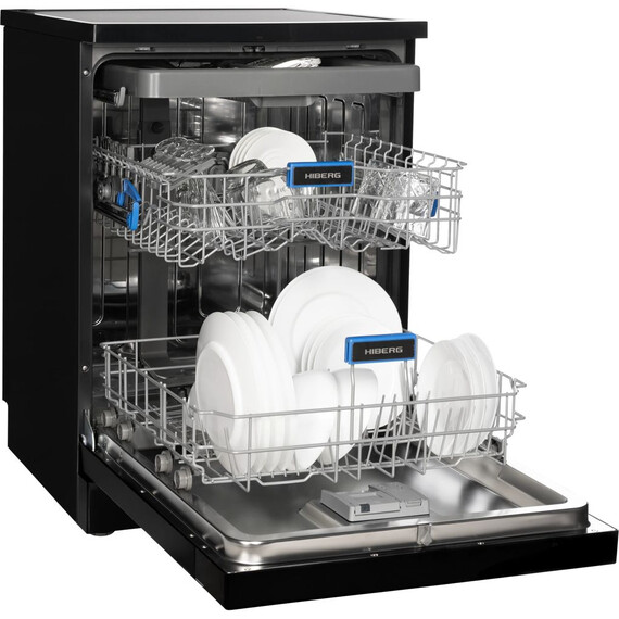 Отдельностоящая посудомоечная машина Hiberg i-Q 6815 LB - фото 6