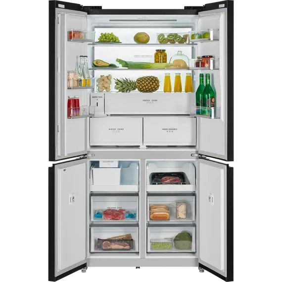 Двухкамерный холодильник Hiberg i-RFQ 705G B - фото 2