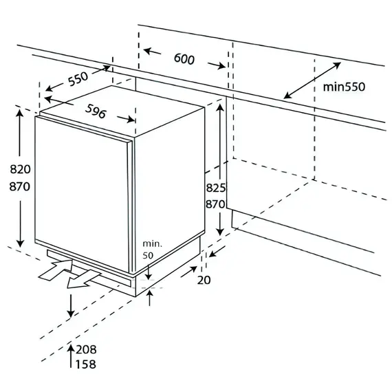 Встраиваемый морозильник (морозильная камера) Nordfrost i-NFB 150 W - фото 5