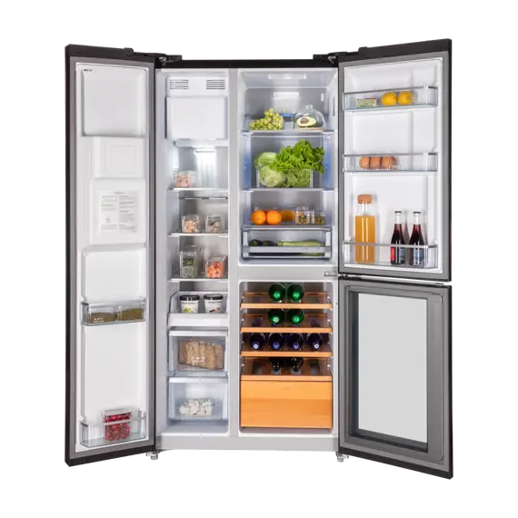 Холодильник Side by Side Hiberg i-RFS 750G B - фото 3