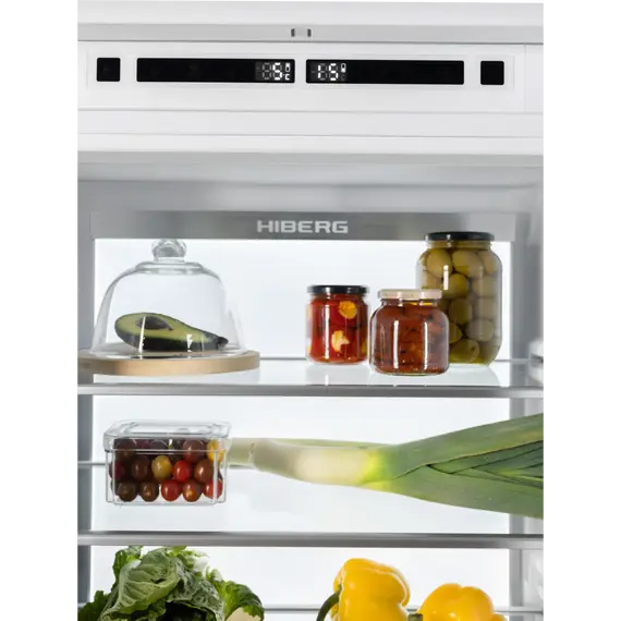 Встраиваемый двухкамерный холодильник Hiberg i-RFCB 520F NFW - фото 6
