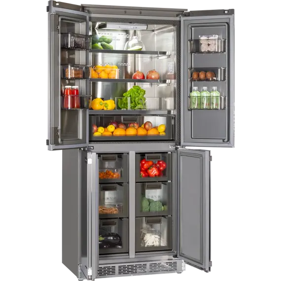 Встраиваемый двухкамерный холодильник Hiberg i-RFQB 550 NFG - фото 3