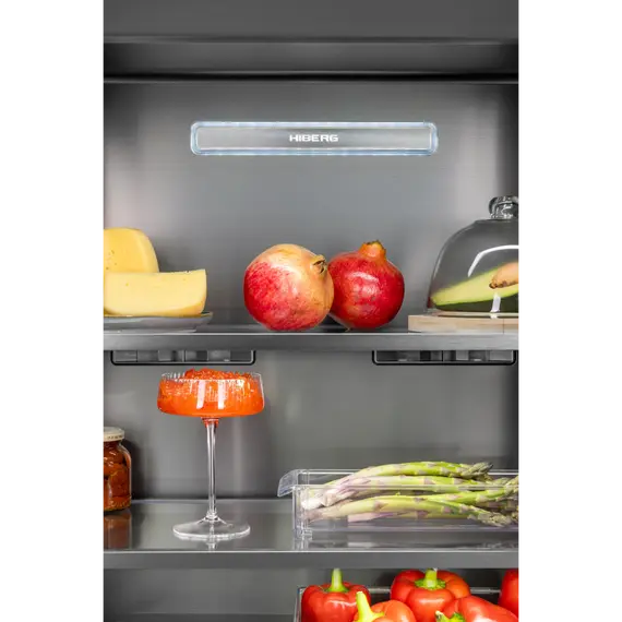 Встраиваемый двухкамерный холодильник Hiberg S-RFC 600 B - фото 11