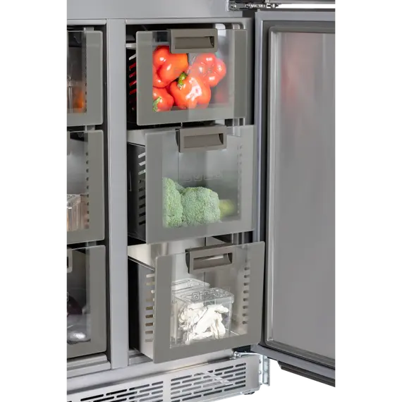 Встраиваемый двухкамерный холодильник Hiberg i-RFQB 550 NFG - фото 17
