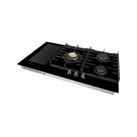 Комбинированная варочная поверхность Hiberg i-VM 9035 B - фото 5