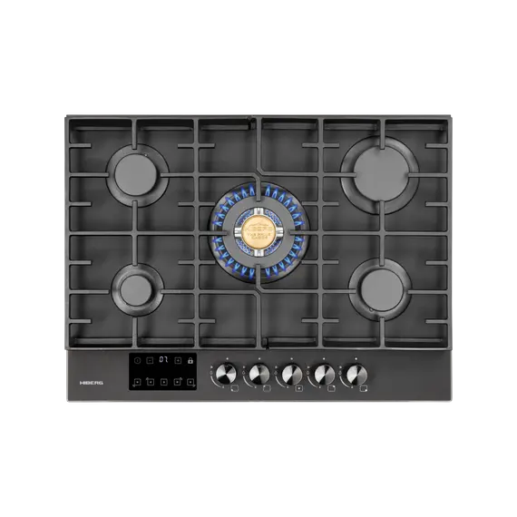 Газовая варочная поверхность Hiberg VM 7255 B - фото 