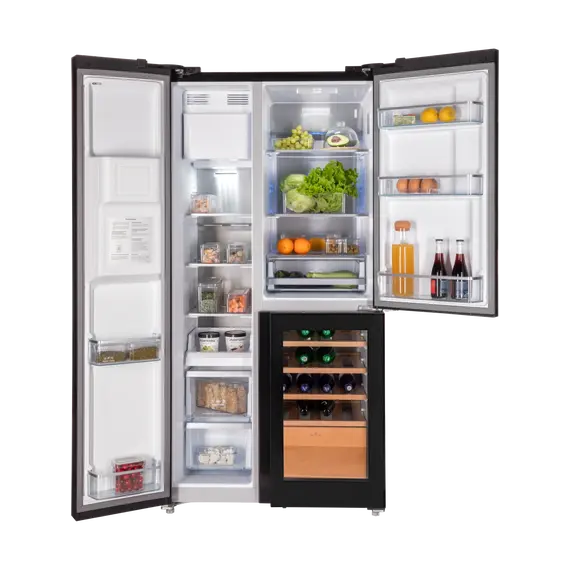 Холодильник Side by Side Hiberg i-RFS 750G B - фото 4