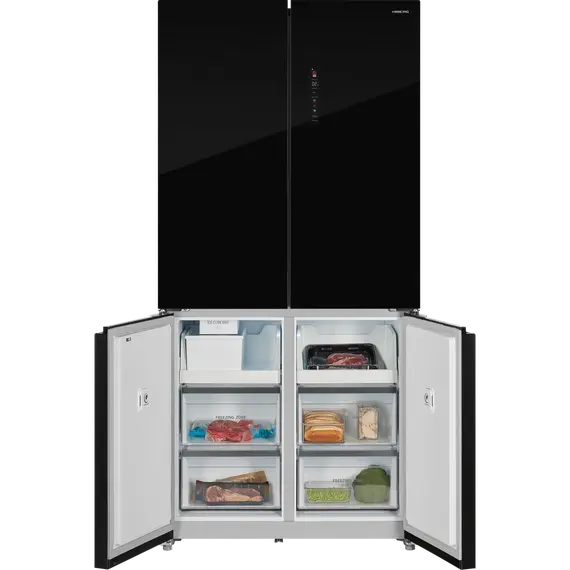 Двухкамерный холодильник Hiberg i-RFQ 705G B - фото 6