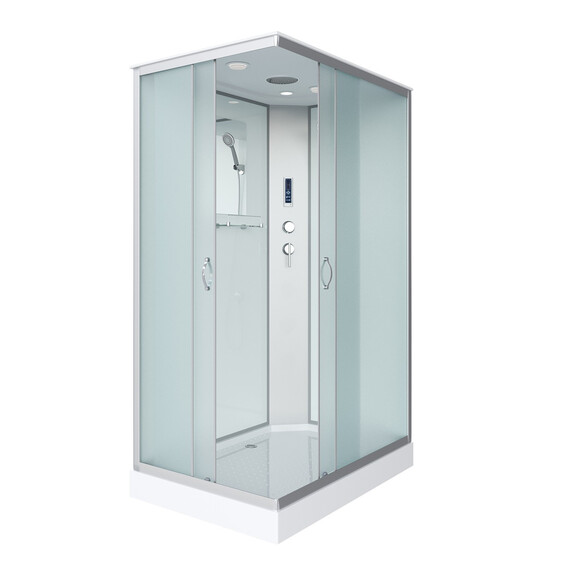 Душевая кабина Niagara Classic 120x90 см 432953QP, хром/матовое (безсиликоновая сборка) - фото 2