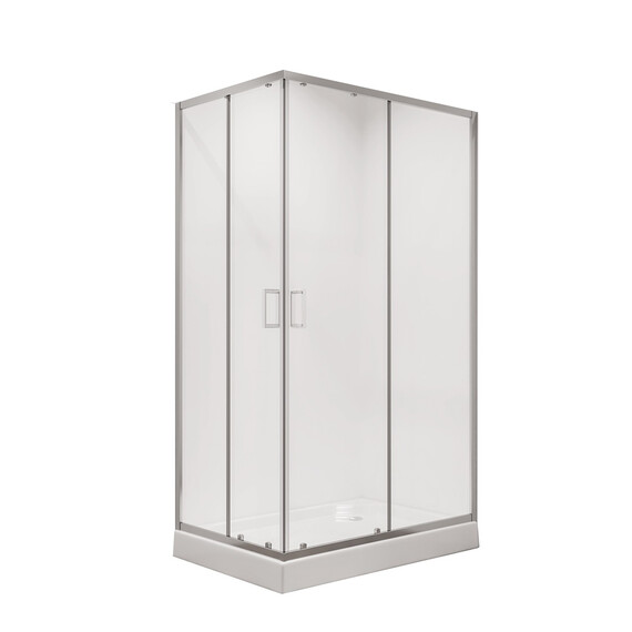 Душевое ограждение Niagara Nova 100x80 см 66810811, хром/прозрачное - фото 