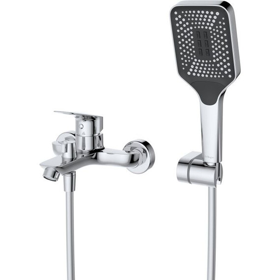 Набор смесителей 3 в 1 для ванны BelBagno DUE-VASM/LVM-CRM - фото 3