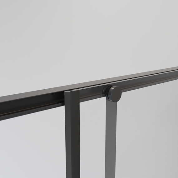 Душевое ограждение Niagara Nova 90x90 см NG-6823-34BLACK, чёрный/прозрачное - фото 5