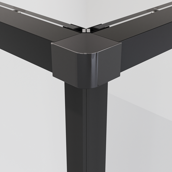 Душевое ограждение Niagara Nova 100x100 см NG-6824-34BLACK, чёрный/прозрачное - фото 4