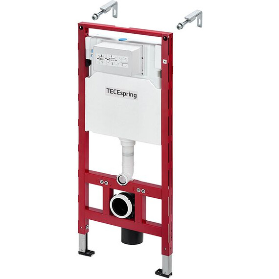 Инсталляция с подвесным унитазом-биде комплект: Tece Spring S955797 с электронной крышкой микролифт, кнопка смыва хром - фото 2