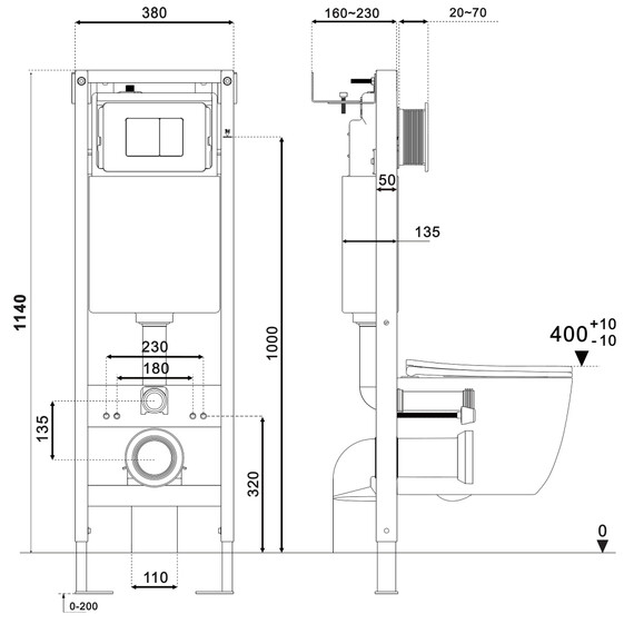 Инсталляция для унитаза Abber AC0110 - фото 8