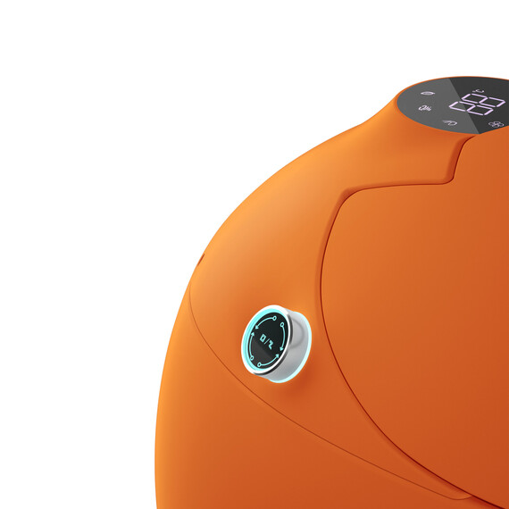 Унитаз-биде приставной электронный с импульсным смывом Abber Bequem AC1131SOR с крышкой микролифт, оранжевый - фото 9
