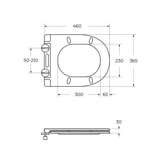 Унитаз-компакт безободковый BelBagno Acqua-tor BB2801CP-TOR/SC с тонкой крышкой микролифт (Система смыва торнадо) - фото 17