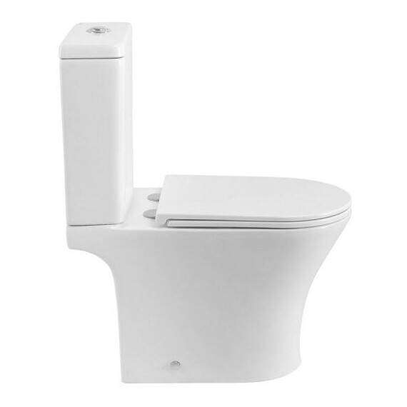 Унитаз-компакт безободковый BelBagno Acqua-tor BB2801CP-TOR/SC с тонкой крышкой микролифт (Система смыва торнадо) - фото 8