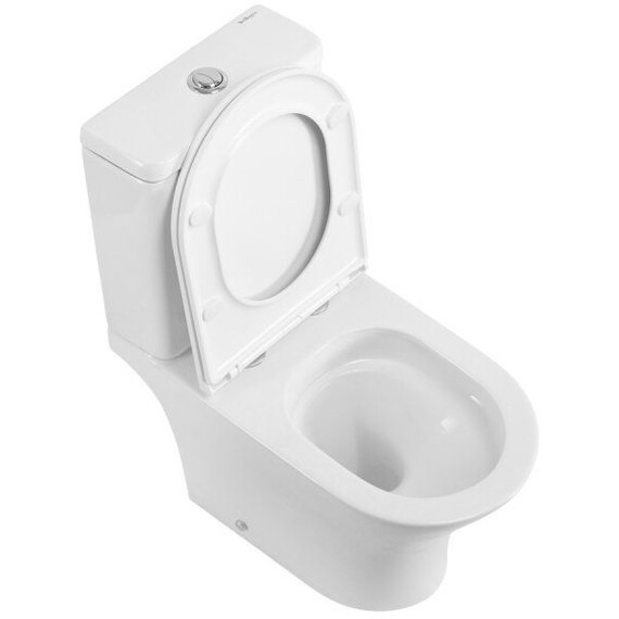 Унитаз-компакт безободковый BelBagno Acqua-tor BB2801CP-TOR/SC с тонкой крышкой микролифт (Система смыва торнадо) - фото 10
